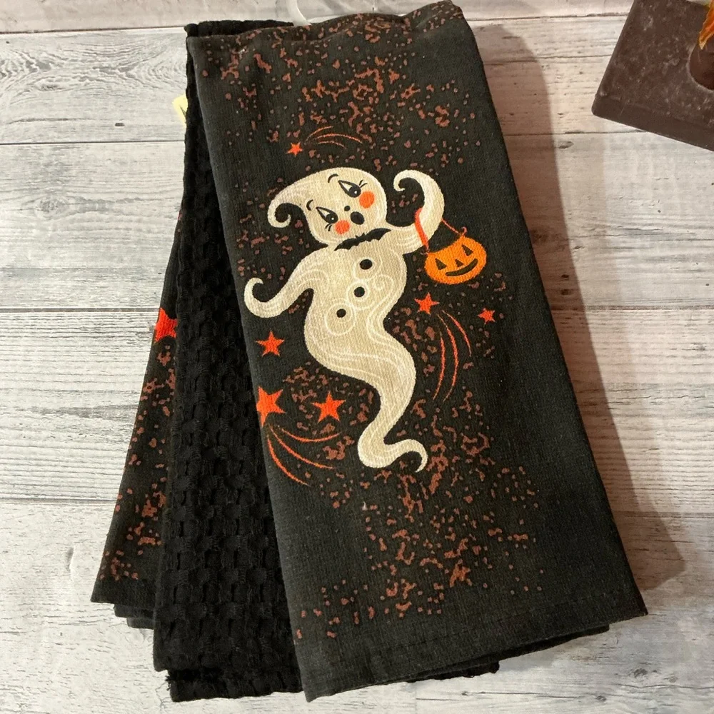 Set of 3 Johanna Parker Ghost Halloween Kitchen Towels